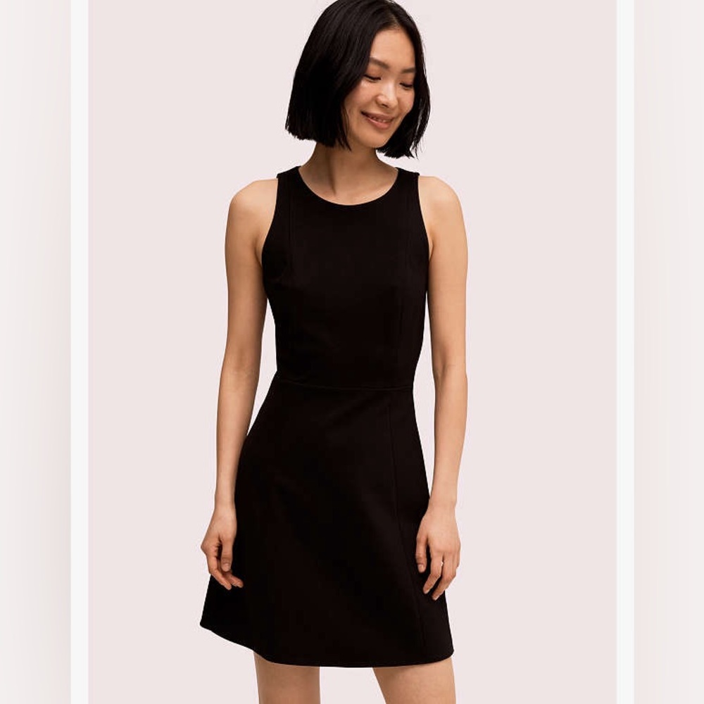 Kate Spade Black Ponte Dress.